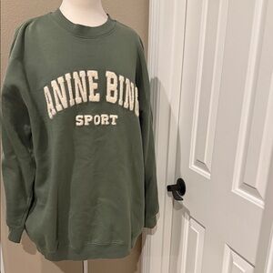 Anine Bing Sport Olive Sweatshirt